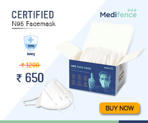 Medifence N95 Face Mask Pack of 30 White
