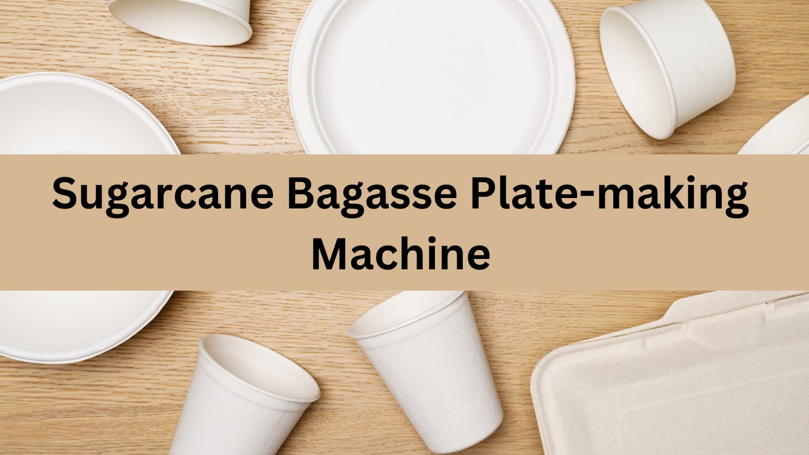 Sugarcane Bagasse plate-making machine in India